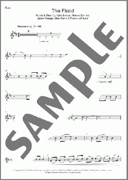 The Flood(Take That) 楽譜 フルート ダウンロード