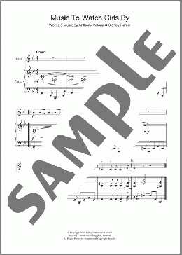 Music To Watch Girls By(Andy Williams) 楽譜 バイオリン ダウンロード
