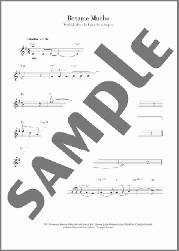 Besame Mucho (Kiss Me Much)(Diana Krall/Consuelo Velazquez) 楽譜 バイオリン ダウンロード