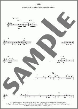 Feel(Robbie Williams) 楽譜 フルート ダウンロード