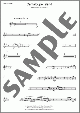 Cantaloupe Island(Herbie Hancock) 楽譜 クラリネット ダウンロード
