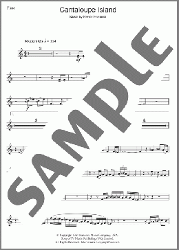 Cantaloupe Island(Herbie Hancock) 楽譜 フルート ダウンロード