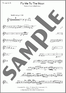Fly Me To The Moon (In Other Words)(Julie London) 楽譜 トランペット（ソロ） ダウンロード