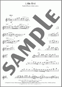 Little Bird(Annie Lennox) 楽譜 フルート ダウンロード