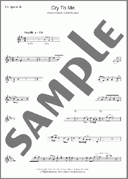 Cry To Me(Solomon Burke) 楽譜 トランペット（ソロ） ダウンロード
