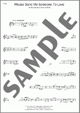 Please Send Me Someone To Love(Percy Mayfield) 楽譜 フルート ダウンロード