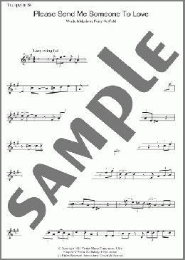 Please Send Me Someone To Love(Percy Mayfield) 楽譜 トランペット（ソロ） ダウンロード