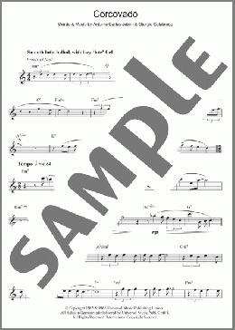 Corcovado (Quiet Nights Of Quiet Stars)(Antonio Carlos Jobim) 楽譜 フルート ダウンロード