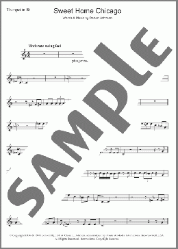 Sweet Home Chicago(Robert Johnson) 楽譜 トランペット（ソロ） ダウンロード