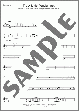 Try A Little Tenderness(Otis Redding) 楽譜 トランペット（ソロ） ダウンロード