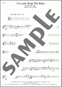 The Lady Sings The Blues(Billie Holiday) 楽譜 フルート ダウンロード