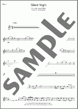 Silent Night(Traditional Carol) 楽譜 フルート ダウンロード