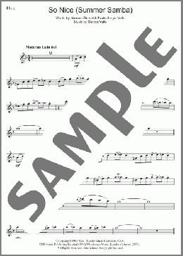So Nice (Summer Samba)(Bebel Gilberto/Astrud Gilberto) 楽譜 フルート ダウンロード