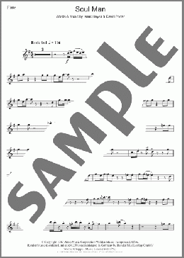 Soul Man(Sam & Dave) 楽譜 フルート ダウンロード