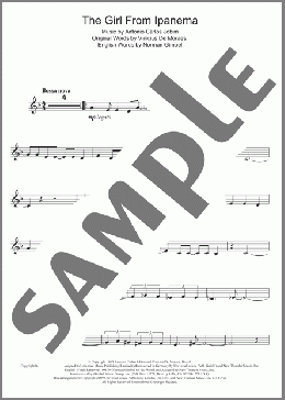 The Girl From Ipanema (Garota De Ipanema)(Antonio Carlos Jobim) 楽譜 トランペット（ソロ） ダウンロード