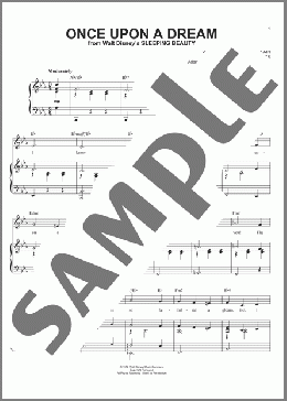 Once Upon A Dream(Mary Costa/Sammy Fain) 楽譜 ピアノ & ボーカル ダウンロード