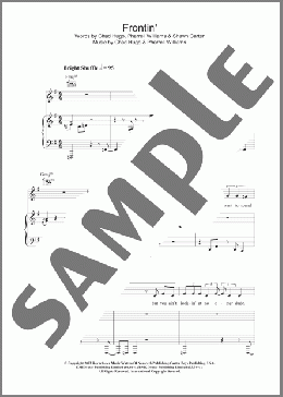 Frontin'(Jamie Cullum) 楽譜 その他 ダウンロード