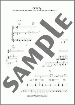 Gravity(Embrace) 楽譜 その他 ダウンロード