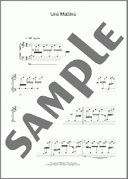 Una Mattina(Ludovico Einaudi) 楽譜 ピアノ（ソロ） ダウンロード