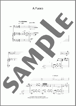 A Fuoco(Ludovico Einaudi) 楽譜 ピアノ（ソロ） ダウンロード