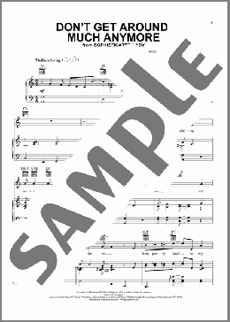 Don't Get Around Much Anymore(Rod Stewart/Duke Ellington) 楽譜 ピアノ & ボーカル & ギター ダウンロード