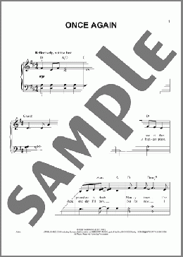 Once Again(Matt Redman) 楽譜 ピアノ（ソロ） ダウンロード