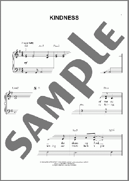 Kindness(Chris Tomlin) 楽譜 ピアノ（ソロ） ダウンロード