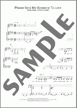 Please Send Me Someone To Love(Sade) 楽譜 その他 ダウンロード