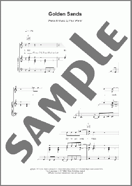 Golden Sands(Paul Weller) 楽譜 その他 ダウンロード