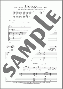 For Lovers(Wolfman feat. Pete Doherty) 楽譜 ギター（ソロ） ダウンロード