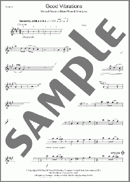 Good Vibrations(The Beach Boys) 楽譜 トランペット（ソロ） ダウンロード