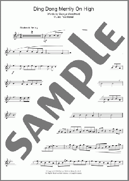 Ding Dong! Merrily On High(Traditional/Traditional Carol) 楽譜 フルート ダウンロード
