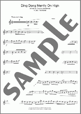 Ding Dong! Merrily On High(Traditional/Traditional Carol) 楽譜 トランペット（ソロ） ダウンロード