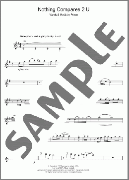 Nothing Compares 2 U(Sinead O'Connor) 楽譜 テナーサックス（ソロ） ダウンロード
