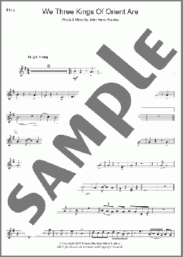 We Three Kings Of Orient Are(Traditional Carol) 楽譜 フルート ダウンロード