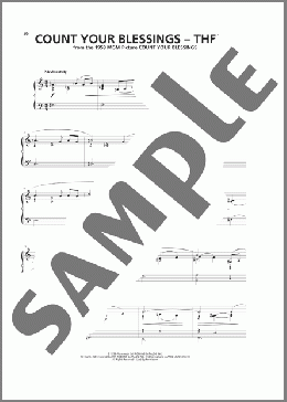 Count Your Blessings (Theme)(Franz Waxman) 楽譜 ピアノ（ソロ） ダウンロード