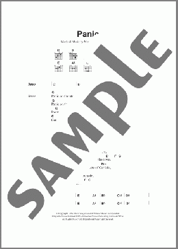 Panic(The Smiths) 楽譜 ギター（コード） ダウンロード