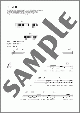 Shiver(Natalie Imbruglia) 楽譜 ピアノ（歌詞 & コード） ダウンロード