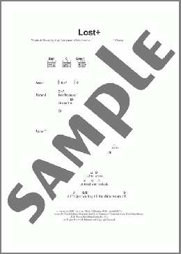 Lost+ (featuring Jay-Z)(Jay-Z/Coldplay) 楽譜 ギター（コード） ダウンロード