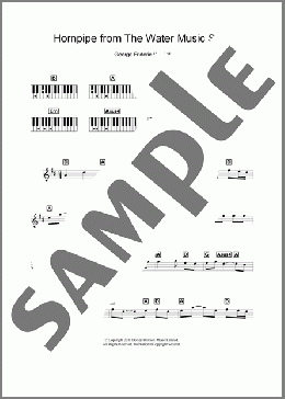Hornpipe (from The Water Music Suite)(George Frideric Handel) 楽譜 ピアノ（歌詞 & コード） ダウンロード