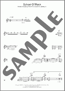 School Of Rock (from School of Rock: The Musical)(Samuel Buonaugurio/Mike White and Samuel Buonaugurio) 楽譜 その他 ダウンロード