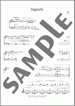 Bagatelle in G, Op. 126, No. 5(Ludwig van Beethoven) 楽譜 ピアノ（ソロ） ダウンロード