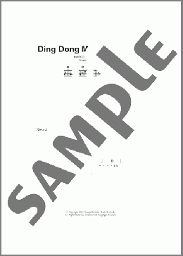 Ding Dong! Merrily On High(Traditional/Traditional Carol) 楽譜 ギター（コード） ダウンロード