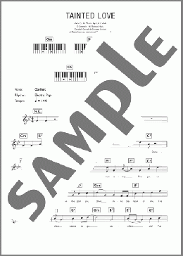 Tainted Love(Soft Cell) 楽譜 ピアノ（歌詞 & コード） ダウンロード