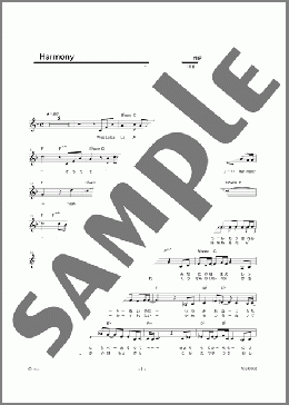 Harmony(安良城 紅) 楽譜 メロディ ダウンロード