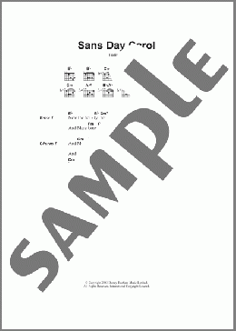 Sans Day Carol(Traditional/Traditional Carol) 楽譜 ギター（コード） ダウンロード