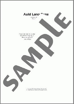 Auld Lang Syne(Traditional) 楽譜 ギター（コード） ダウンロード