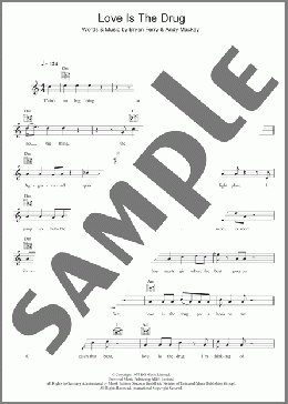 Love Is The Drug(Roxy Music) 楽譜 その他 ダウンロード