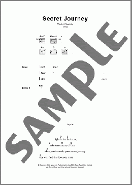 Secret Journey(The Police) 楽譜 ギター（コード） ダウンロード