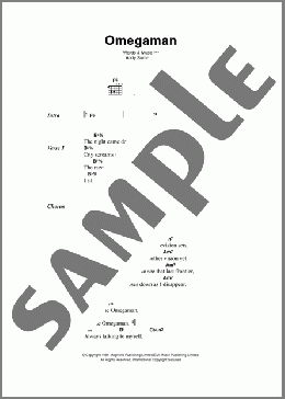 Omegaman(The Police) 楽譜 ギター（コード） ダウンロード